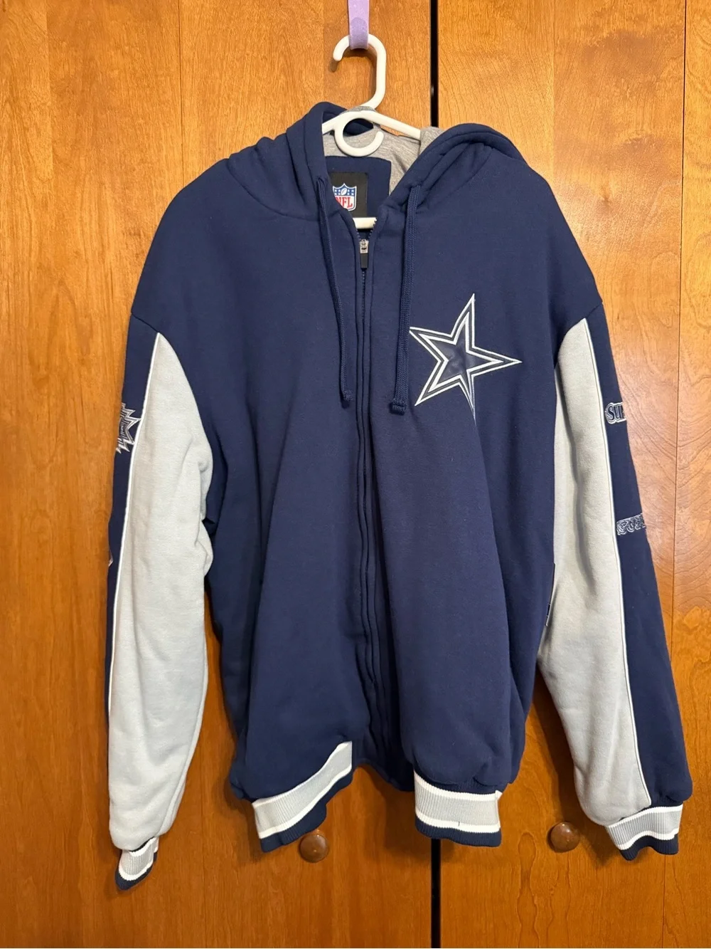 Dallas Cowboys Men's First Class Varsity Fleece Full-Zip Jacket
